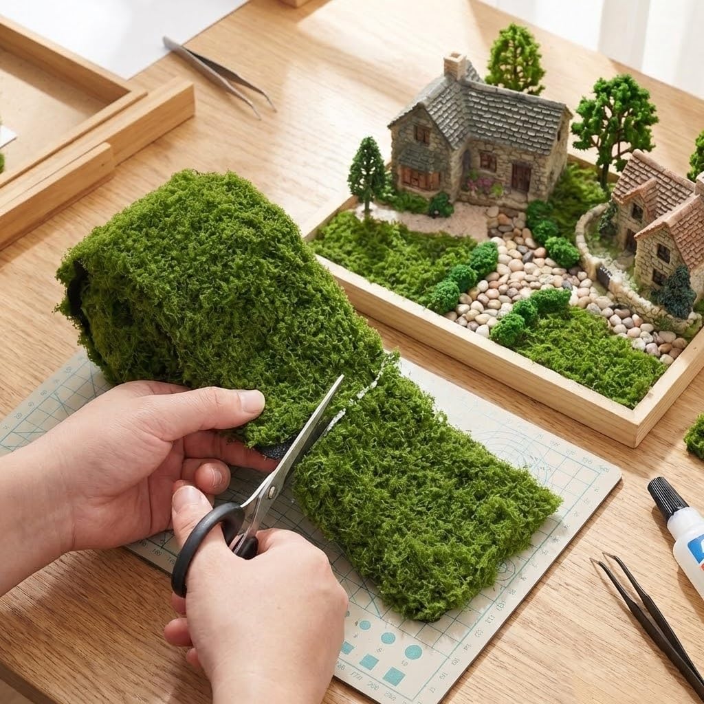 Artificial Moss Table Runner D - Preserved Moss Sheet recension och pris