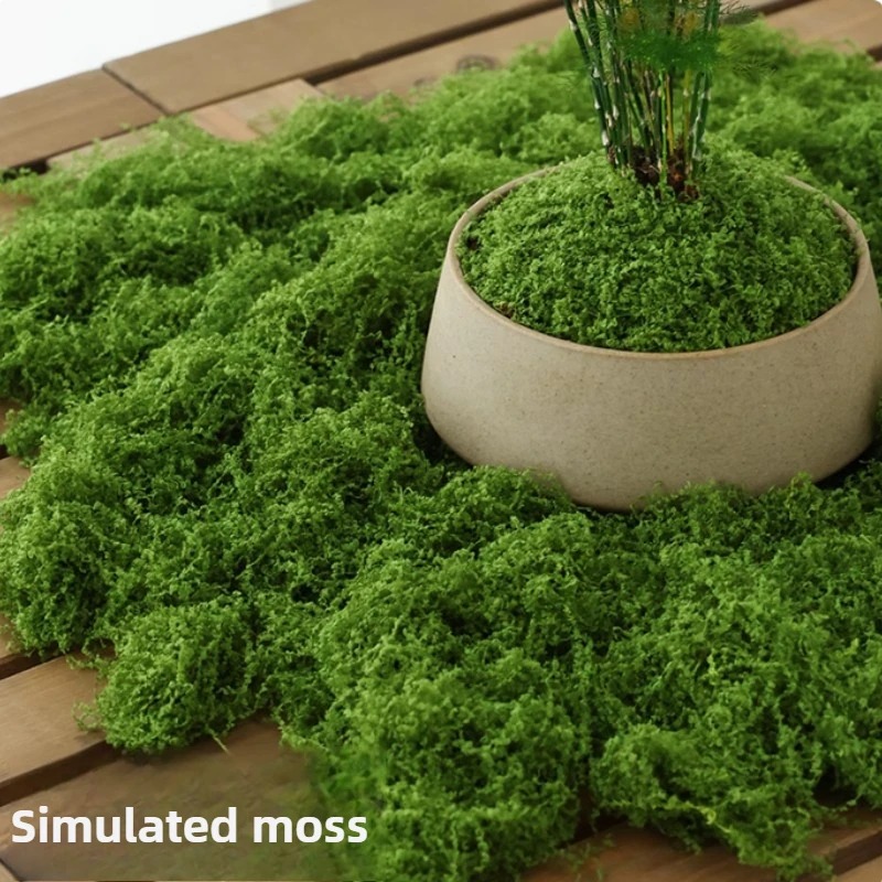 Realistic Artificial Moss Turf - Preserved Moss Sheet recension och pris