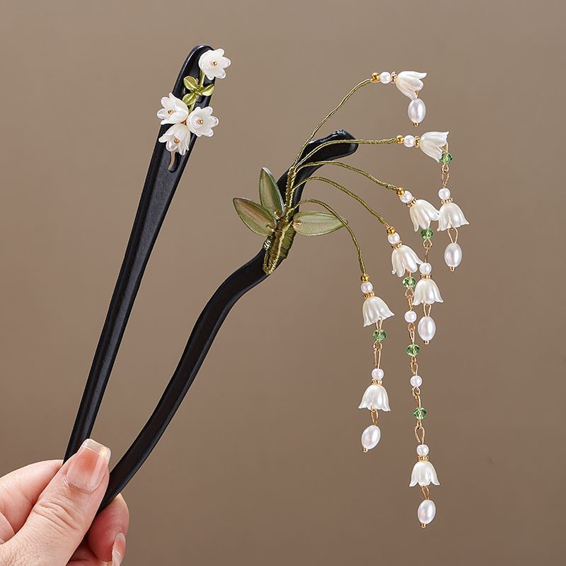 Wooden Flower Hairpin Vintage  - Supply Florist recension och pris