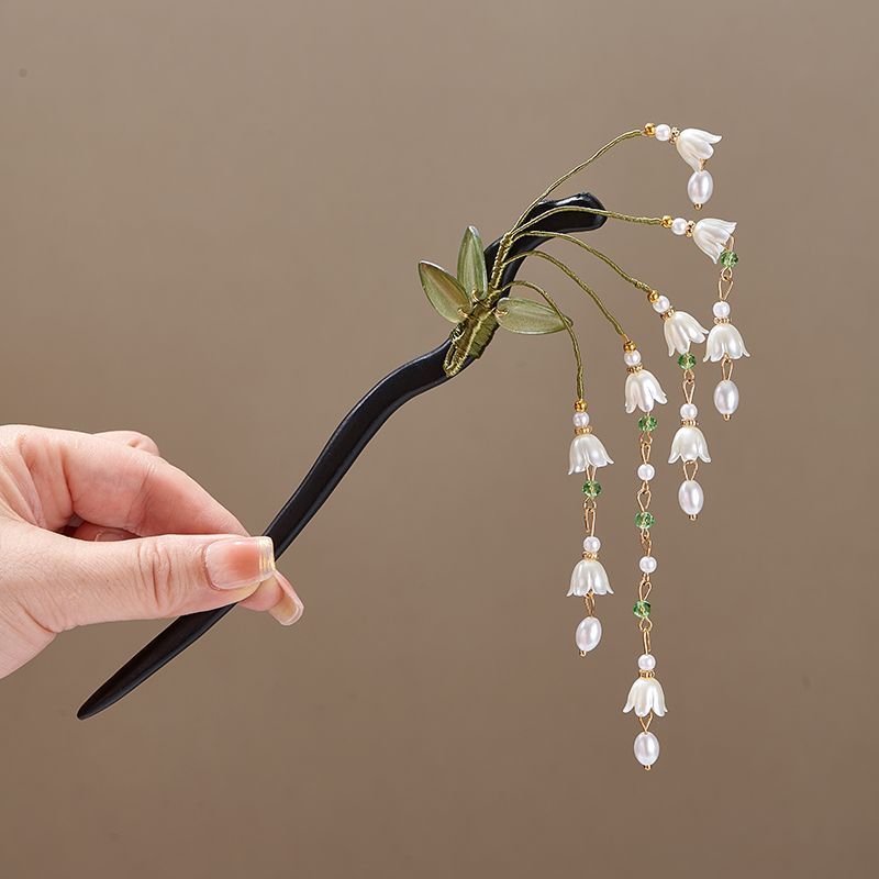 Wooden Flower Hairpin Vintage  - Supply Florist recension och pris